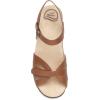 Dansko Season Stylish Sandal for Women – Lightweight with Added Arch Support – Durable PU Outsole for Long-Lasting Wear and Comfort(Camel Full Grain)