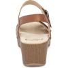 Dansko Season Stylish Sandal for Women – Lightweight with Added Arch Support – Durable PU Outsole for Long-Lasting Wear and Comfort(Camel Leather)