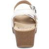 Dansko Season Stylish Sandal for Women – Lightweight with Added Arch Support – Durable PU Outsole for Long-Lasting Wear and Comfort(White)