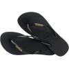 Havaianas Women’s Flip Flop Sandal(Black/Gold Metallic)