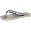 Havaianas Women’s Slim Square Glitter Party flip-Flop-Sandals(Beige)