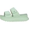 Hey Dude Delray Slide Classic – Sandals for Women – Textile and Synthetic Upper – Cotton Lining – EVA Outsole(Jade)