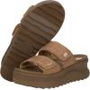 Hey Dude Delray Slide Classic – Sandals for Women – Textile and Synthetic Upper – Cotton Lining – EVA Outsole(Tobacco Brown)
