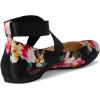Jessica Simpson Women’s Mandalaye Ballet Flat(Black Blossom Burst)