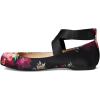 Jessica Simpson Women’s Mandalaye Ballet Flat(Black Blossom Burst)