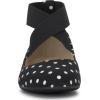 Jessica Simpson Women’s Mandalaye Ballet Flat(Black/White Polkadot Print)