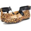 Jessica Simpson Women’s Mandalaye Ballet Flat(Natural Tiger Print)