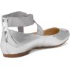 Jessica Simpson Women’s Mandalaye Ballet Flat(Silver)