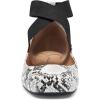 Jessica Simpson Women’s Mandalaye Ballet Flat(White/Black)