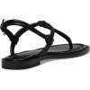 Michael Kors Women’s Astra Thong Flat Sandal(Black)