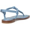 Michael Kors Women’s Astra Thong Flat Sandal(Chambray)