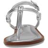 Michael Kors Women’s Astra Thong Flat Sandal(Silver)