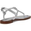 Michael Kors Women’s Astra Thong Flat Sandal(Silver)