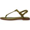 Michael Kors Women’s Astra Thong Flat Sandal(Smokey Olive)