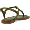 Michael Kors Women’s Astra Thong Flat Sandal(Smokey Olive)