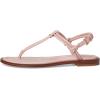 Michael Kors Women’s Astra Thong Flat Sandal(Smokey Rose)