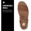 SOREL Women’s Dayspring Ankle Strap Sandals(Velvet Tan  Chalk)