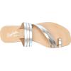 Seychelles Women’s Summer Rain Flat Sandal(Silver)
