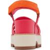 Sorel Women’s Joanie lV Ankle Strap Wedge Sandals(Red Glo  Honey White)