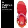 Sorel Women’s Joanie lV Ankle Strap Wedge Sandals(Red Glo  Honey White)