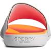Sperry mens Plushwave Dock SlideFlat Sandal(Grey)