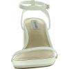 Steve Madden womens AudrinaHeeled Sandal(White Leather)