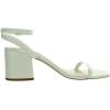 Steve Madden womens AudrinaHeeled Sandal(White Leather)
