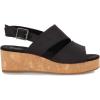 TOMS Women’s, Claudine Sandal(Black)