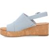 TOMS Women’s, Claudine Sandal(Blue)