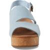 TOMS Women’s, Claudine Sandal(Pastel Blue Washed Denim)