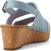 TOMS Women’s, Claudine Sandal(Pastel Blue Washed Denim)