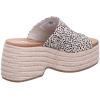 TOMS Women’s, Laila Mule Sandal(Fog Flocked Mini Cheetah)