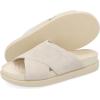 Vagabond Shoemakers Erin Suede Crossband Sandal(Off-white)
