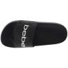 bebe Women’s Slide Sandal(Black)
