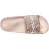 bebe Women’s Slide Sandal(Rose Gold)