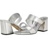Calvin Klein Women’s Hestia Heeled Sandal(Silver)