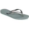 Havaianas Women’s Flip Flop Sandal(Steel Grey Rainbow Grey Glitter)