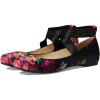 Jessica Simpson Women’s Mandalaye Ballet Flat(Black Blossom Burst)