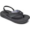 REEF Boy’s Litte Rover Sandals, Waterproof Flip Flops For Toddlers, with Soft Cushion Footbed(Black)