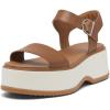 SOREL Women’s Dayspring Ankle Strap Sandals(Velvet Tan  Chalk)