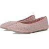 Skechers Women’s Cleo Point-Gleam N Glow Ballet Flat(Rose)