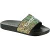 bebe Women’s Slide Sandal(Bronze-multi)