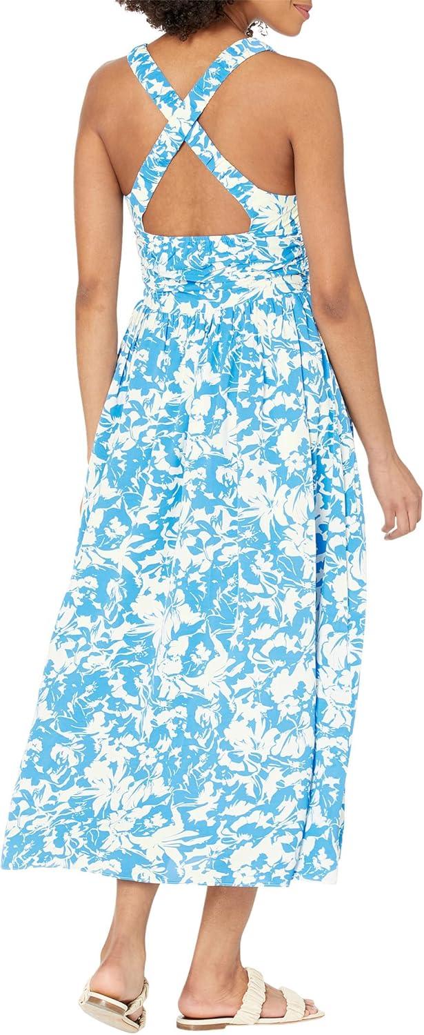 imageEnglish Factory Floral CrossBack Maxi Dress Blue MD