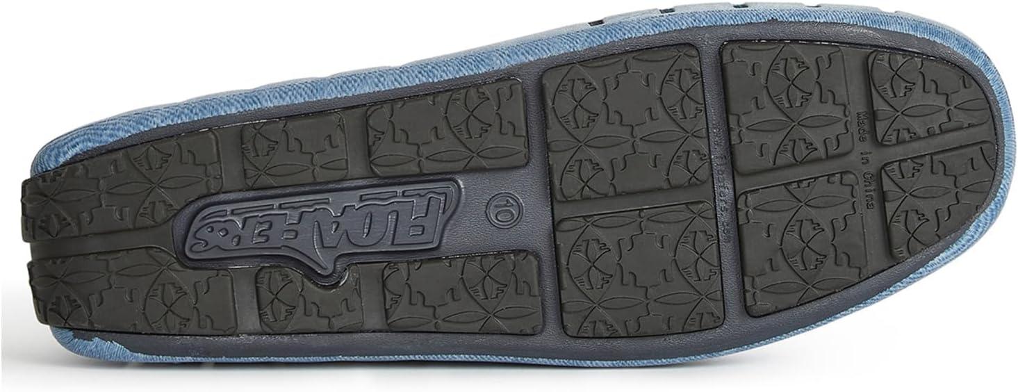 imageFloafers Mens Country Club Driver PrintBlue Denim