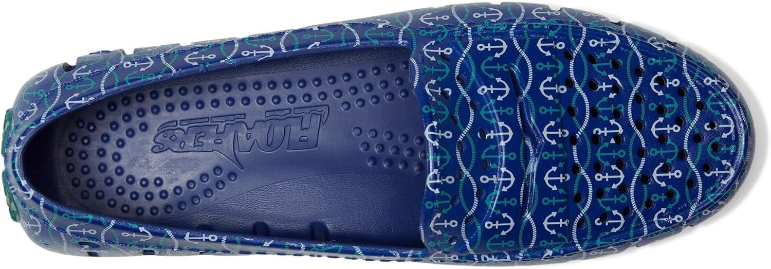 imageFloafers Mens Country Club Driver PrintBlue Nautical AnchorTeal