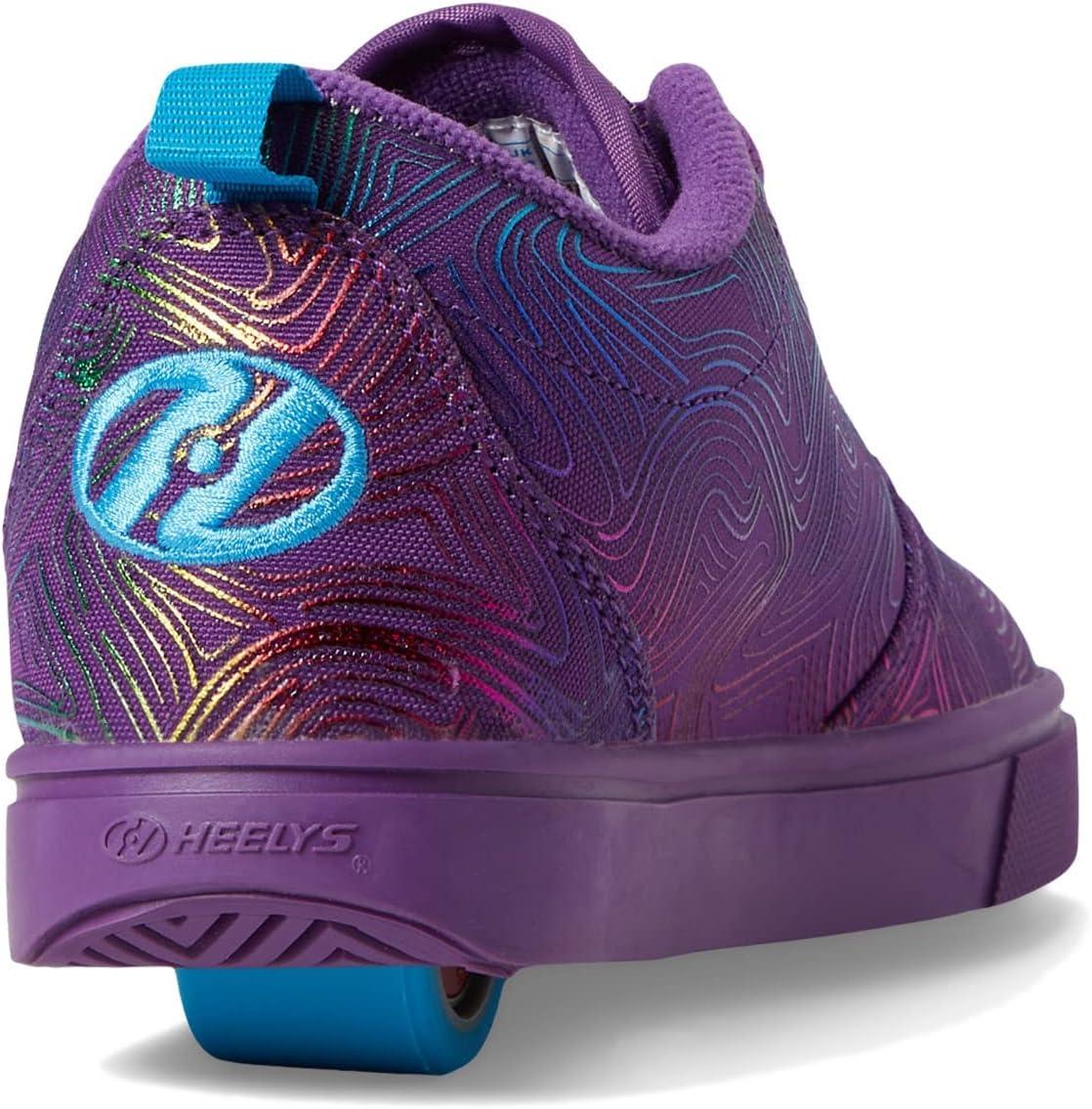imageHEELYS UnisexAdult LowtopPurple Rainbow