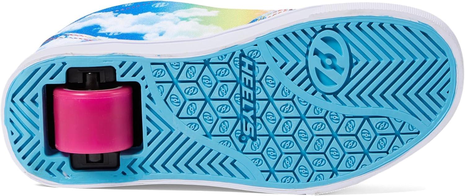 imageHEELYS UnisexAdult LowtopRainbowPinkWhite