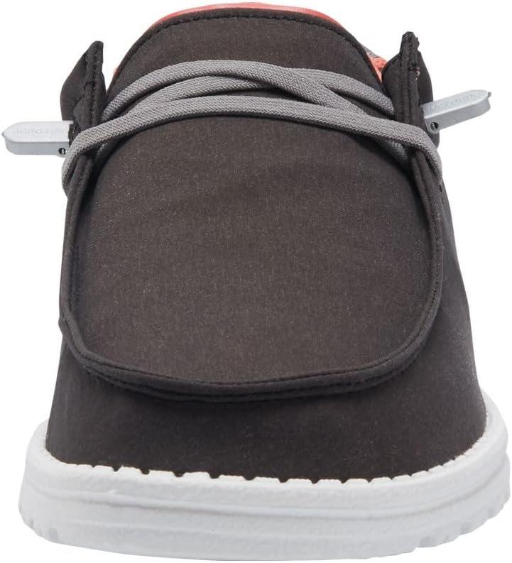 imageHey Dude Womens Lily Multiple Colors Womens Shoes Womens Lace Up Loafers Comfortable ampamp LightWeightAdv Black