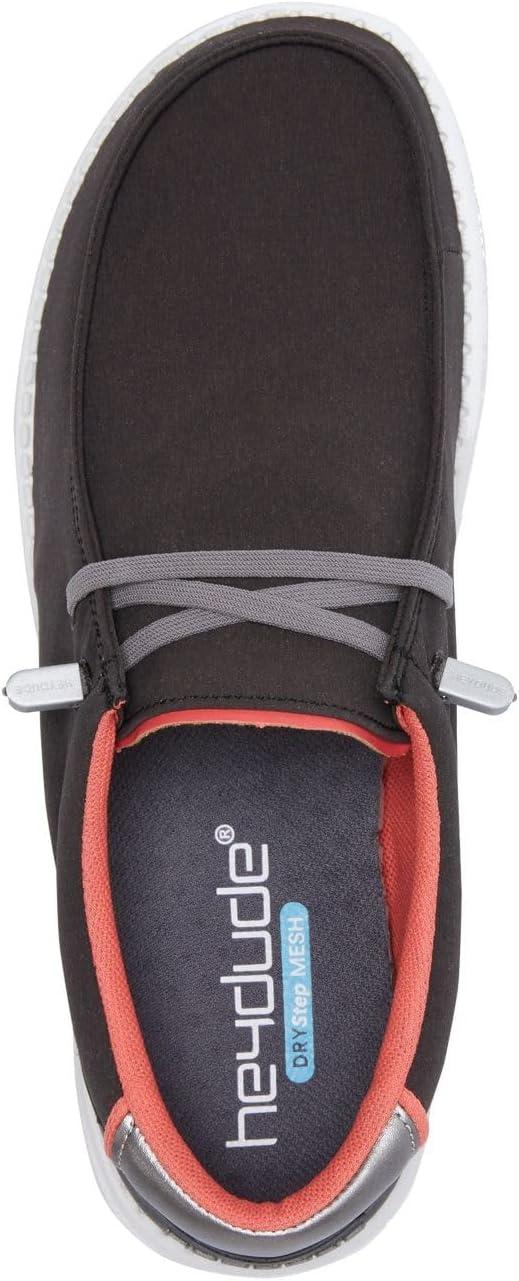 imageHey Dude Womens Lily Multiple Colors Womens Shoes Womens Lace Up Loafers Comfortable ampamp LightWeightAdv Black