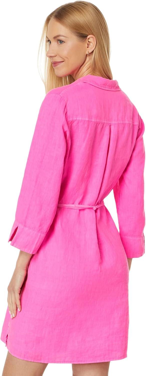 imageLilly Pulitzer Pilar Tunic Linen DressAura Pink